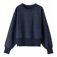 裏起毛スタッズスウェット