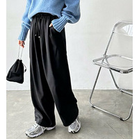 ウールライクダブルタックイージーパンツ