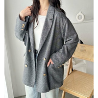 オーバーサイズダブルテーラードジャケット