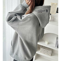 GeeRA別注【U.S. POLO ASSN.】フード刺繍裏起毛パーカー
