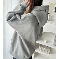 GeeRA別注【U.S. POLO ASSN.】フード刺繍裏起毛パーカー