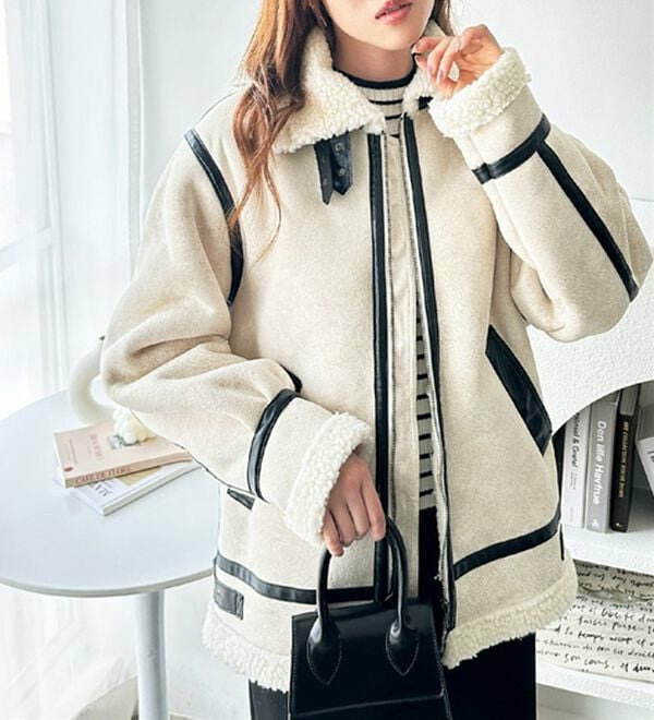 フェイクムートンジャケットブルゾン10