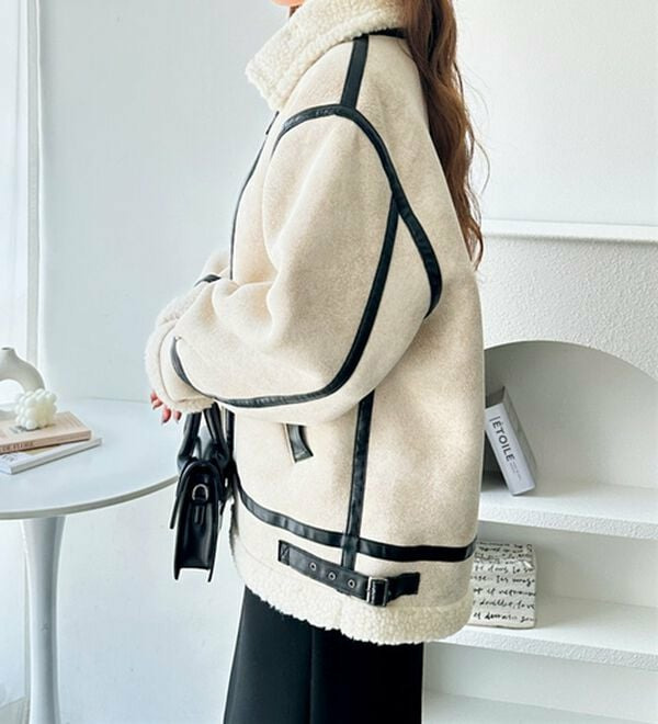 フェイクムートンジャケットブルゾン14