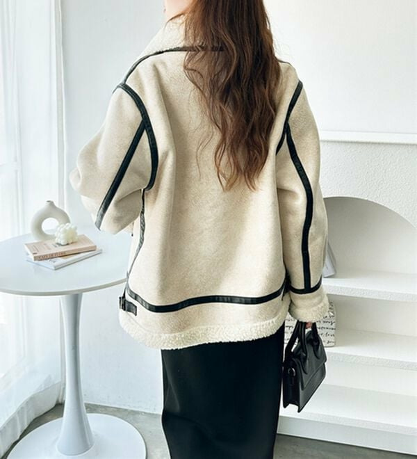 フェイクムートンジャケットブルゾン15