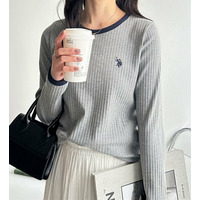 GeeRA別注【U.S. POLO ASSN.】配色デザインリブロンT