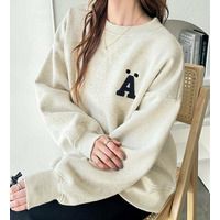 サガラ刺繍裏起毛スウェット