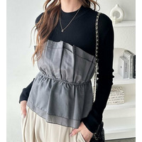 ビスチェドッキングニット