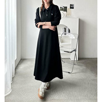 GeeRA別注【U.S. POLO ASSN.】ポロ衿カットソーワンピース