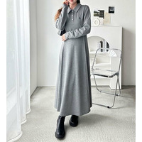 GeeRA別注【U.S. POLO ASSN.】ポロ衿カットソーワンピース