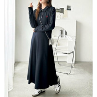 GeeRA別注【U.S. POLO ASSN.】ポロ衿カットソーワンピース