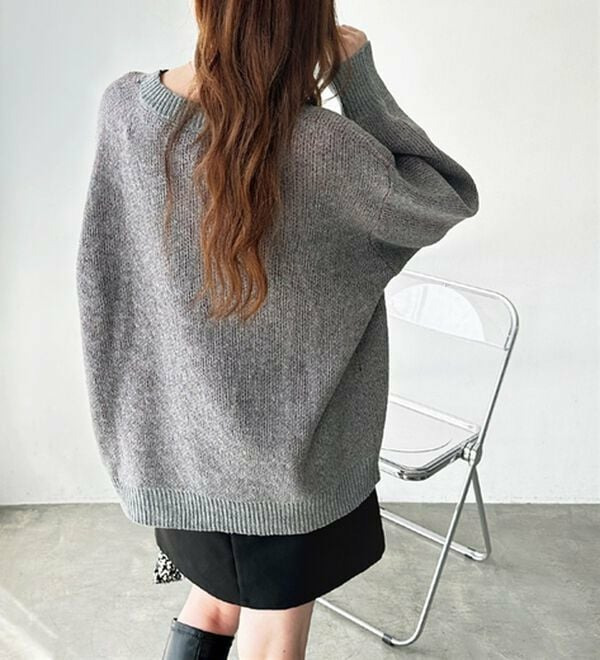 配色ロゴジャガードニット12