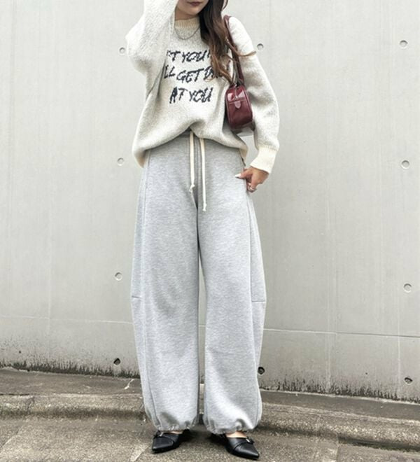 配色ロゴジャガードニット7