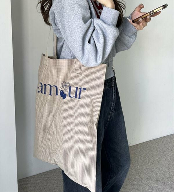 【A4対応】アソートカラーオリジナルロゴ 推し活トートバック2