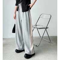 《FIRSTMOODコラボ》配色デザインボリュームスウェットパンツ