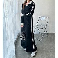 《FIRSTMOODコラボ》サイドラインスキッパー衿ワンピース