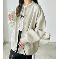 前後2WAY裏起毛スウェットカーデ