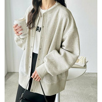 前後2WAY裏起毛スウェットカーデ