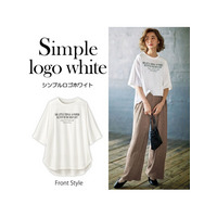 プリントチュニックＴシャツ　大きいサイズ レディース