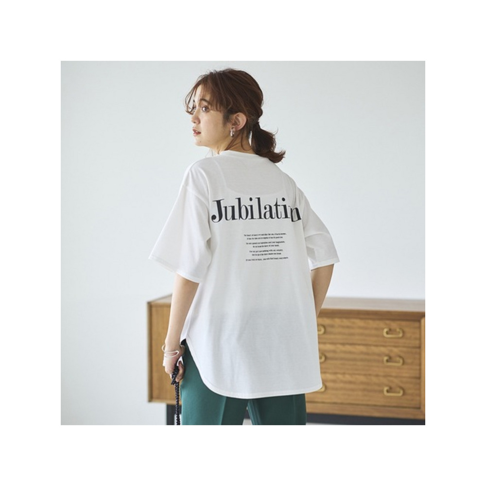 プリントチュニックＴシャツ　大きいサイズ レディース14