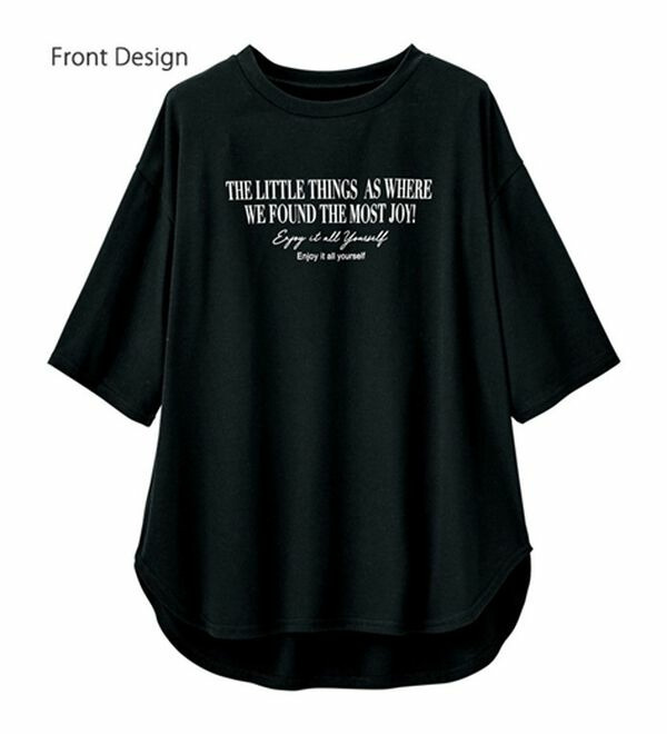 プリントチュニックTシャツ 大きいサイズ レディース30