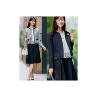 【3点セット】入学も卒業もコレ１着！２ジャケット着回し３点セットスーツ　大きいサイズ レディース