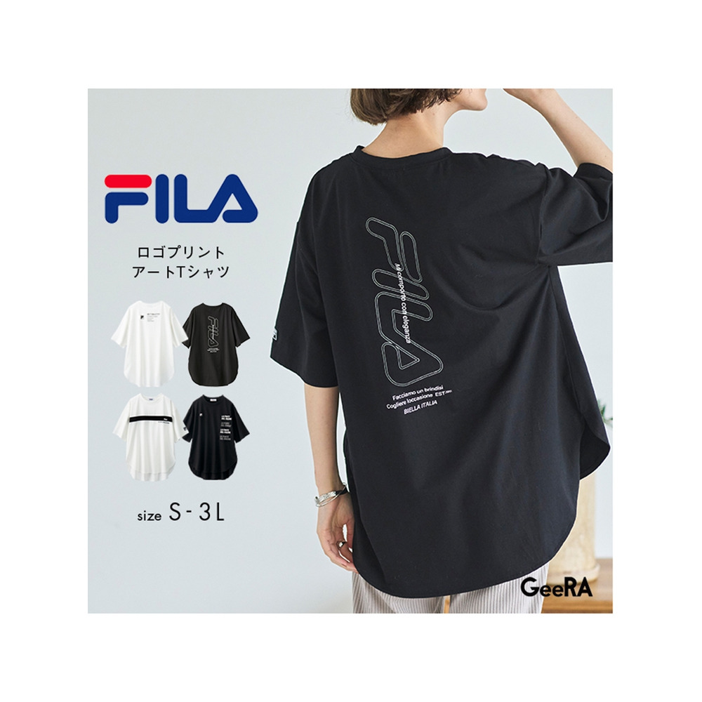 ＜ＦＩＬＡ＞ロゴプリントアソートＴシャツ　大きいサイズ レディース17