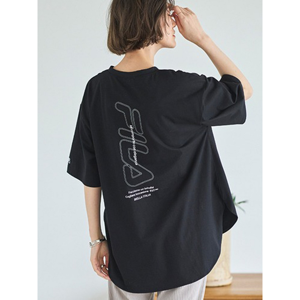 ＜ＦＩＬＡ＞ロゴプリントアソートＴシャツ　大きいサイズ レディース3