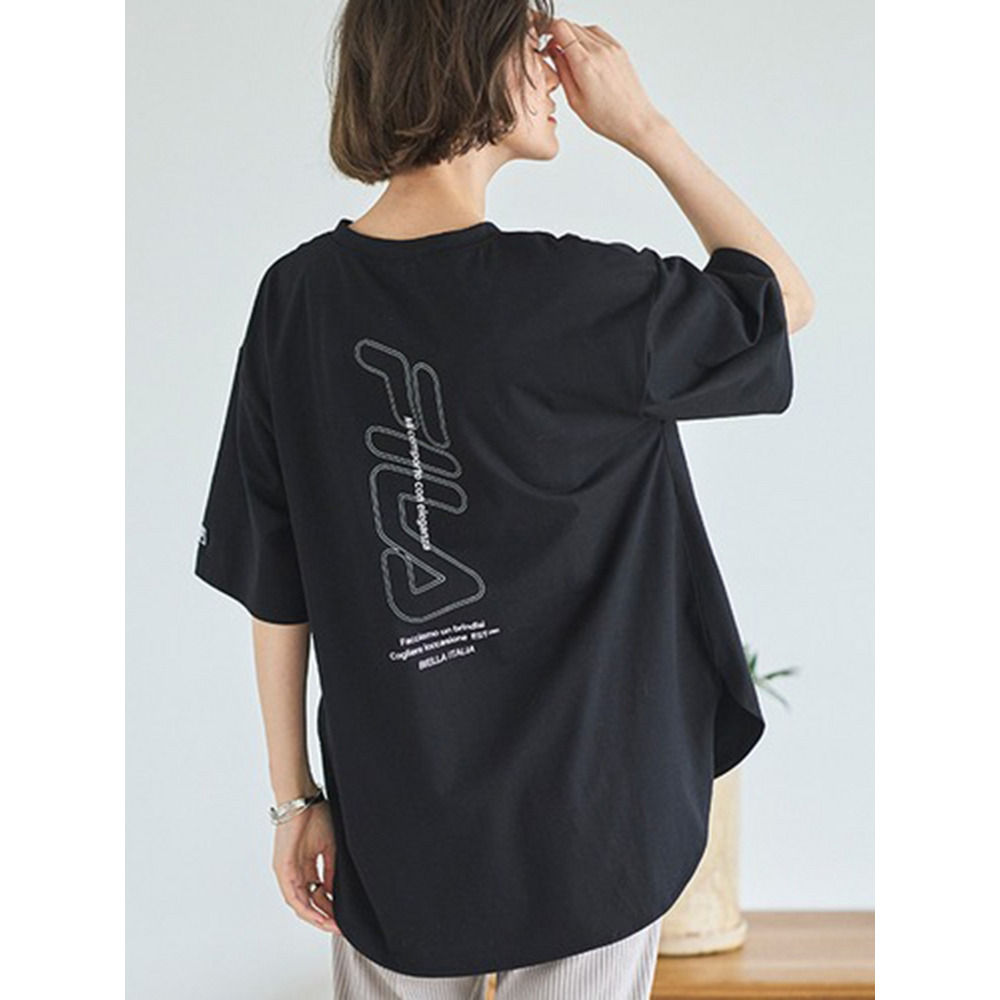 ＜ＦＩＬＡ＞ロゴプリントアソートＴシャツ　大きいサイズ レディース5