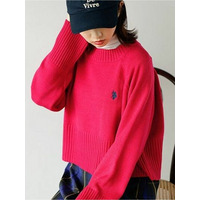【ＵＳ．ＰＯＬＯＡＳＳＮ】ショート丈ニット　大きいサイズレディース