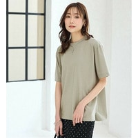 【汗ジミ対策◎】＜エアリーアイスコットン＞オーバーサイズTシャツ【半袖】