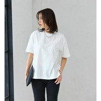 【汗ジミ対策◎】＜エアリーアイスコットン＞オーバーサイズTシャツ【半袖】