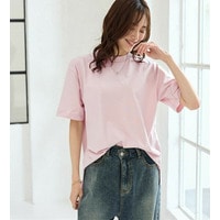 【汗ジミ対策◎】＜エアリーアイスコットン＞オーバーサイズTシャツ【半袖】