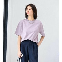 【汗ジミ対策◎】＜エアリーアイスコットン＞オーバーサイズTシャツ【半袖】