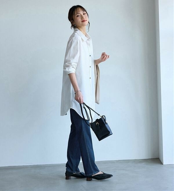 ヒンヤリ快適!接触冷感ニットデニムパンツ【股下63cm】25