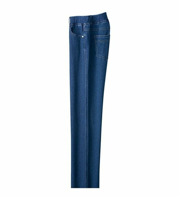 ヒンヤリ快適!接触冷感ニットデニムパンツ【股下63cm】27