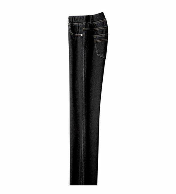 ヒンヤリ快適!接触冷感ニットデニムパンツ【股下63cm】30