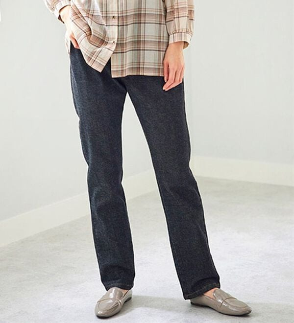 スーパーストレッチデニムパンツ２セ６３丈  