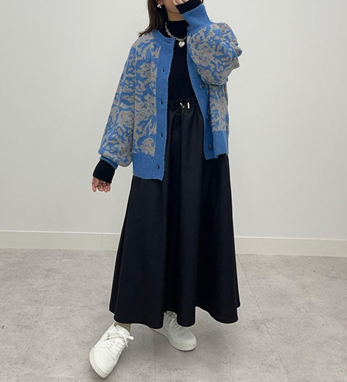 【小柄用】配色ニットショートカーディガン 15