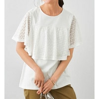 脱Ｔシャツ！レースデザインプルオーバー　  