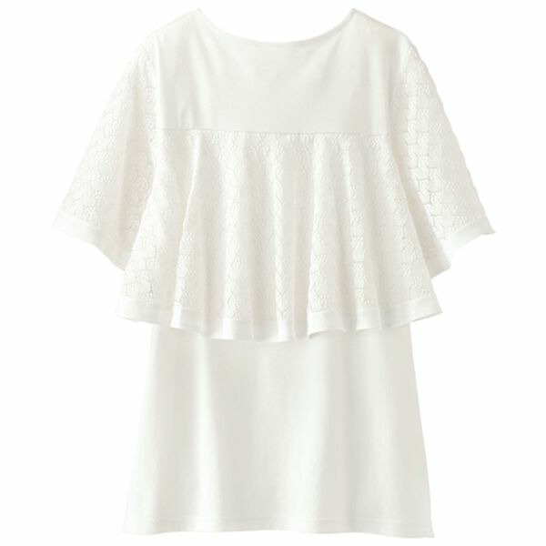 脱Tシャツ!レースデザインプルオーバー 1