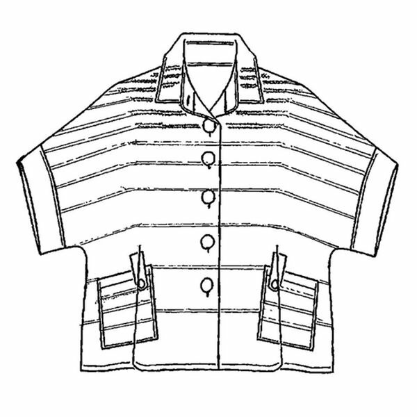 インド綿タックプリントブラウス 2