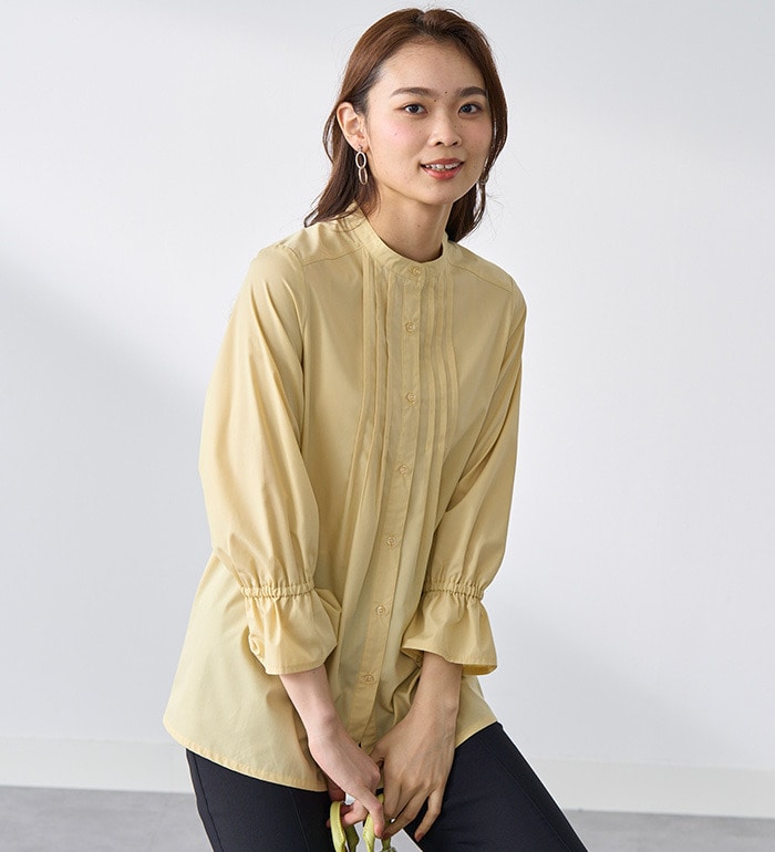 綿混素材春色ブラウス２セ　　　　　　　　  