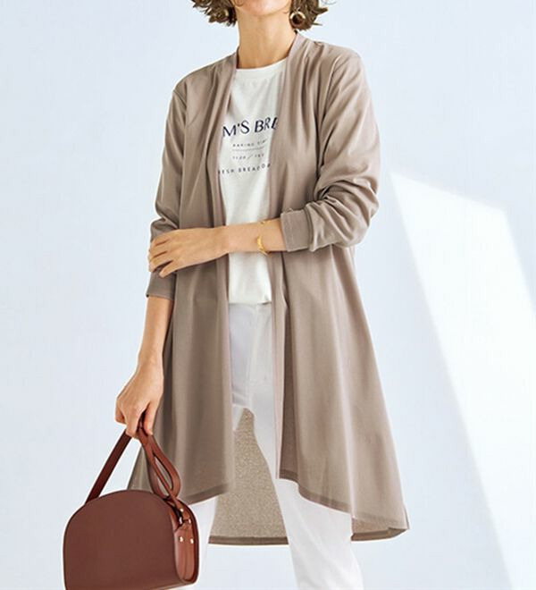 ＜日本製＞マルチ機能ロングカーディガン　  