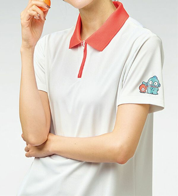 ＜ハンギョドン＞配色デザインポロシャツ　  