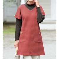 １枚で楽ちん！重ね着風おしゃれチュニック