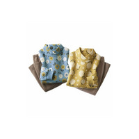 ニットキルトの重ね衿パジャマ２着組