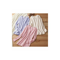 綿１００％レース前開きインナー３色組