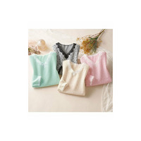 綿１００％ケミカルレースのインナー４色組