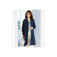 シャーリングスリーブシャツワンピース