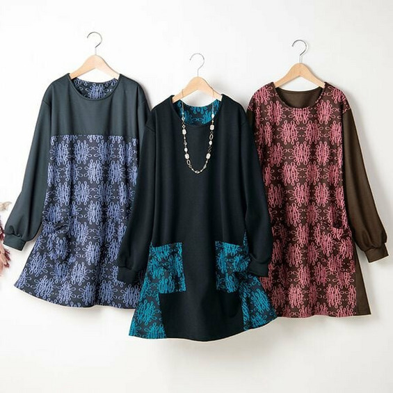 チュニックみたいなおしゃれかっぽう3色組【アリノマ/Alinoma】 チュニックみたいなおしゃれかっぽう3色組【アリノマ/Alinoma】